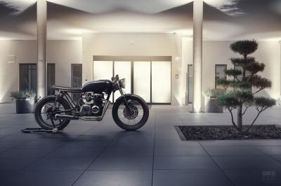 Honda CB550F Classic Racer | La préparation Elemental Custom Cycles